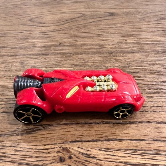 McDonalds Happy Meal Toy Hot Wheels 2009 Red Hot Rod Die Cast Model Car - Picture 1 of 4